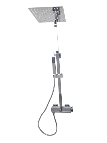 Zestaw wannowo-natryskowy z deszczownicą QATRO Chrom 1633C STELLMAN