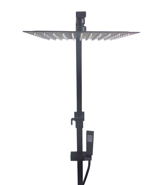 Deszczownica z zestawu natryskowego prysznicowego z QATRO Black