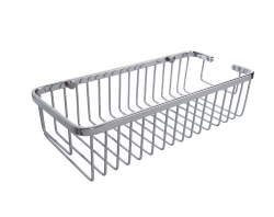 Koszyk metalowy do łazienki chrom Linora