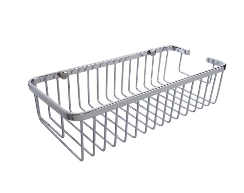 Koszyk metalowy do łazienki chromowany
