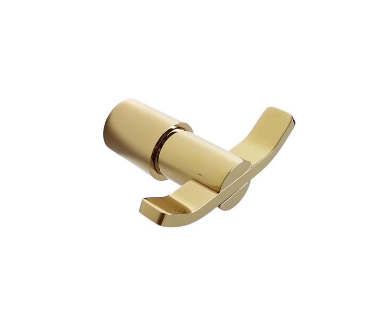 Wieszak łazienkowy złoty