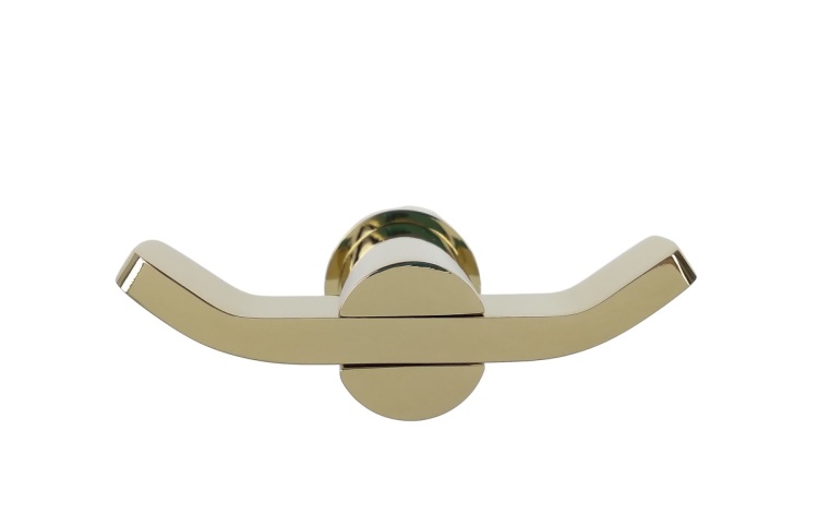 Wieszak złoty podwójny Linora Gold