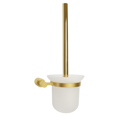 Szczotka wc wisząca złota Linora