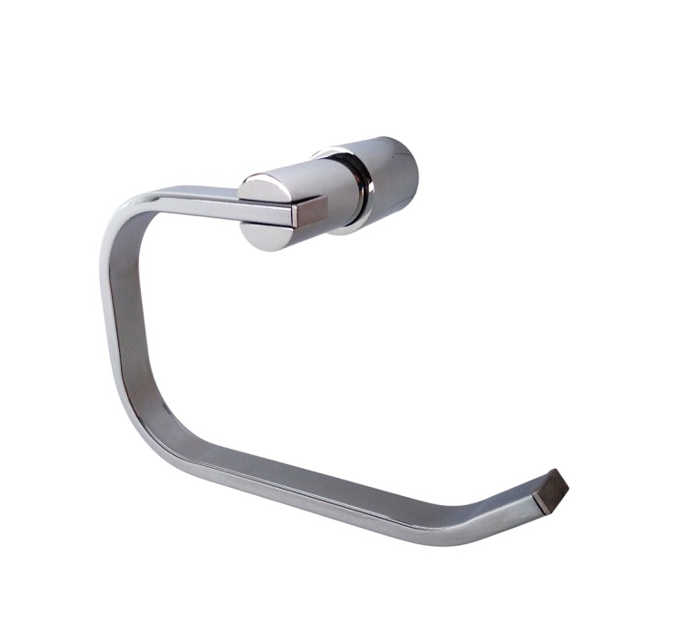 Uniwersalny wieszak owalny chrom Linora