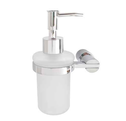 Dozownik do mydła ścienny chrom LINORA
