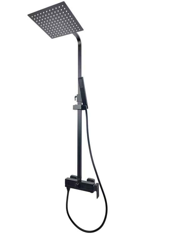 Czarny zestaw z deszczownicą 1633b