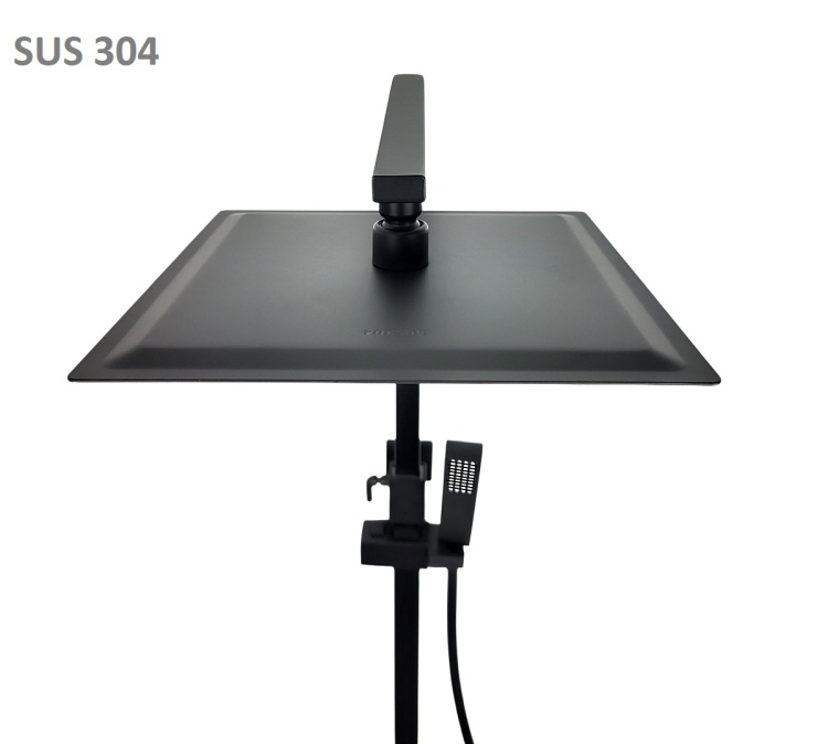 Deszczownica czarna QATRO Black