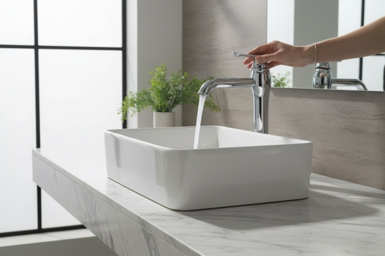 Bateria umywalkowa nablatowa REMINI