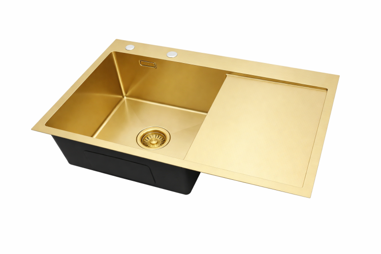 Zlewozmywak 7849 lewy złoty Stellman