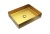Umywalka prostokątna stalowa nablatowa 50x40 Gold