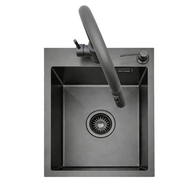 Zlewozmywak_stalowy_jednokomorowy_czarny_40x50_Dozownik_Bateria.png