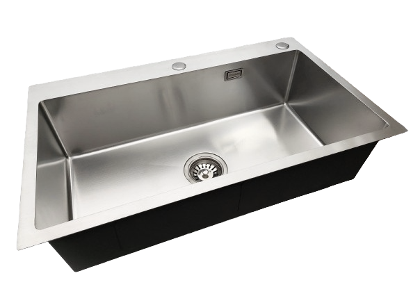 4 Zlewozmywak stalowy jedno komorowy STEEL 7545