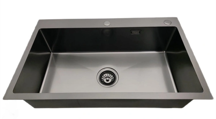 Zlew stalowy jedno komorowy STELLMAN STEEL 7545 czarny