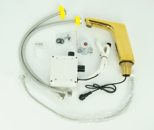 8810 Bateria Umywalkowa Bezdotykowa Fotokomórka ZŁOTA