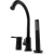 UNO BLACK bateria wannowa 3 otworowa CZARNA