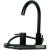 UNO BLACK bateria wannowa 3 otworowa CZARNA