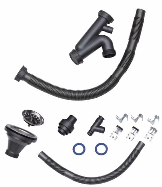 5 Zlewozmywak stalowy STEEL 4045 Czarny
