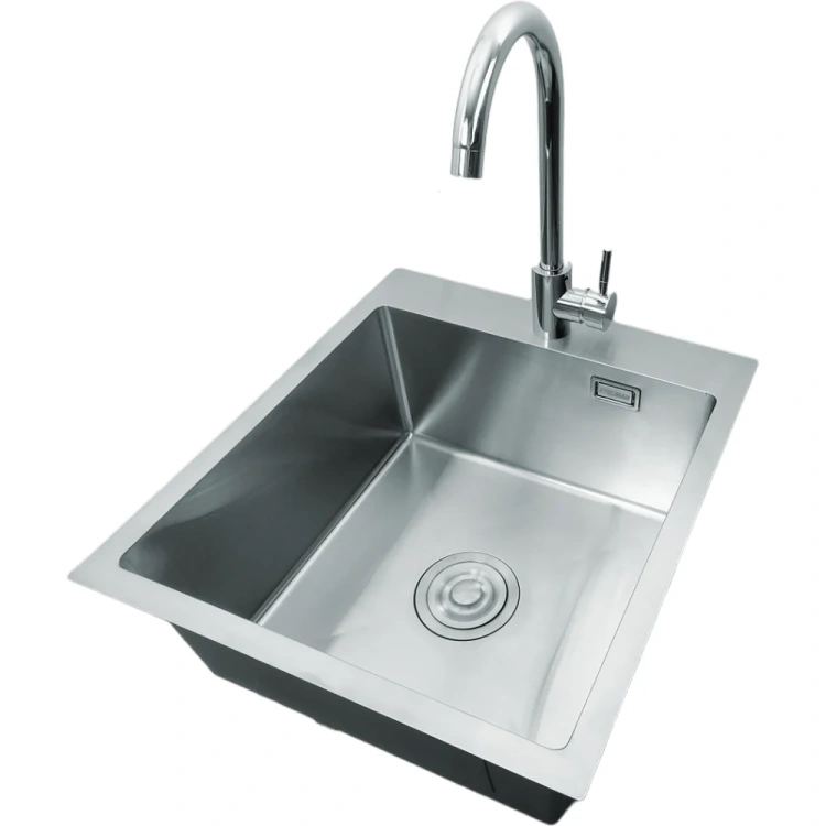 Zlewozmywak stalowy STELLMAN 4550 Inox z baterią Inox