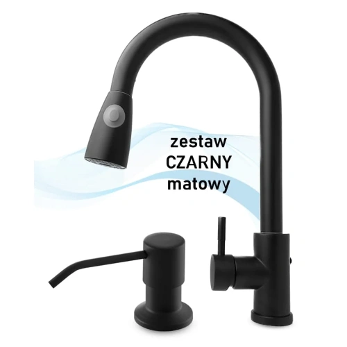 GRACO BLACK + dozownik czarny
