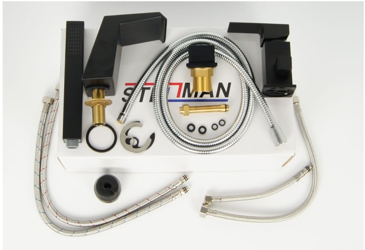 Bateria Wannowa 3 Otworowa kaskadowa wodospad QATRO CZARNA