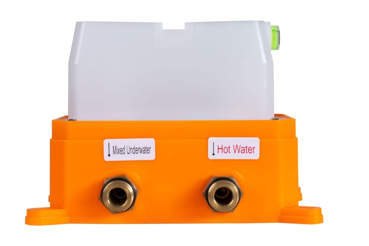 VIVID BLACK TR2 termostatyczna bateria natryskowa prysznicowa deszczownica Ultra Slim 40 cm CZARNA