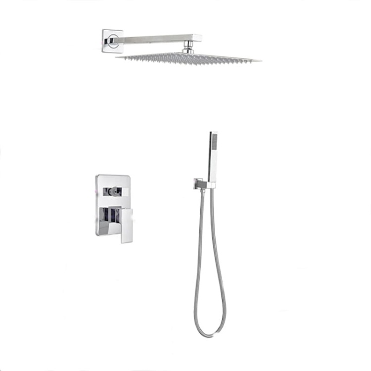 Bateria Natryskowa Prysznicowa QATRO Podtynkowa Deszczownicą 25 cm