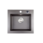 Zlewozmywak Granitowy ARGO czarny metalik