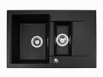Zlewozmywak Granitowy ESTEIN 1,5K czarny metalik