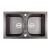 Zlewozmywak Granitowy ELIOS 20 czarny metalik