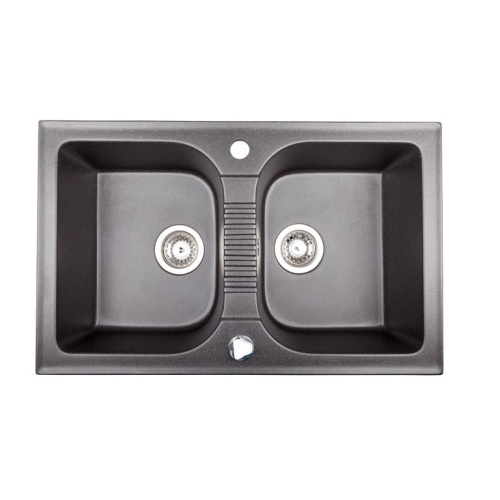 Zlewozmywak Granitowy ELIOS 20 czarny