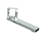 Wylewka podtynkowa wannowa łamana składana chrom 