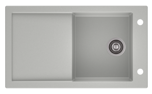 Zlewozmywak granitowy TRAMONTANA Szary