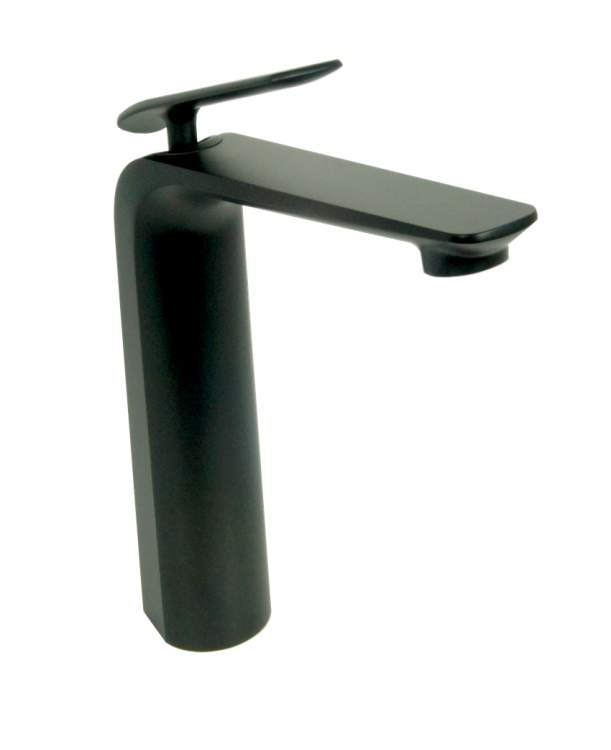 Bateria umywalkowa nablatowa VERDO czarna