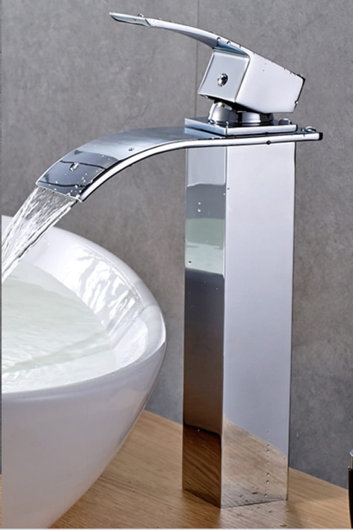 Bateria Umywalkowa Kaskadowa Nablatowa LUMO Chrom