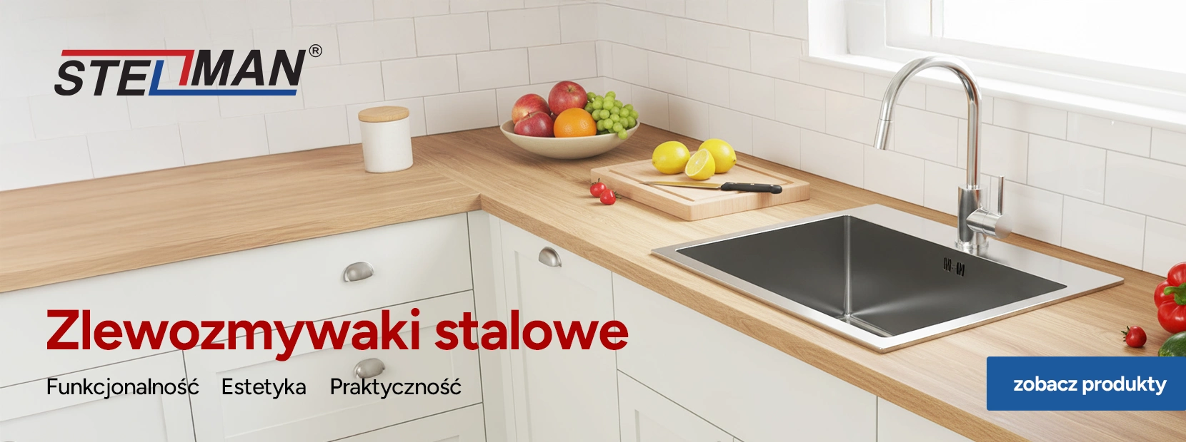 zlewozmywaki stalowe