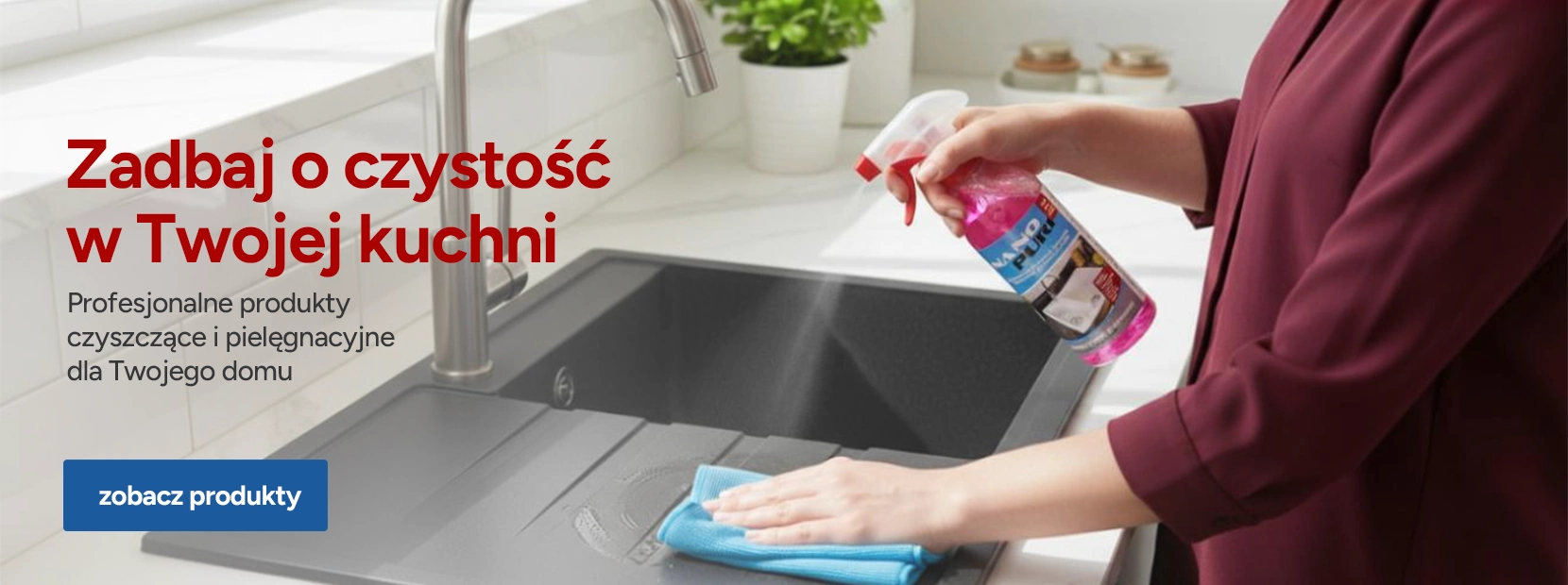 pielegnacja i czystosc zlewozmywaka granitowego